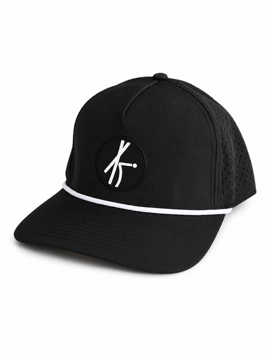 Rope hat - Black "F"