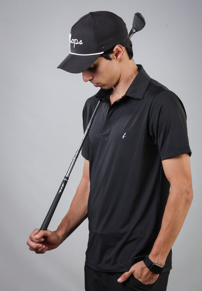 Black Performance Polo
