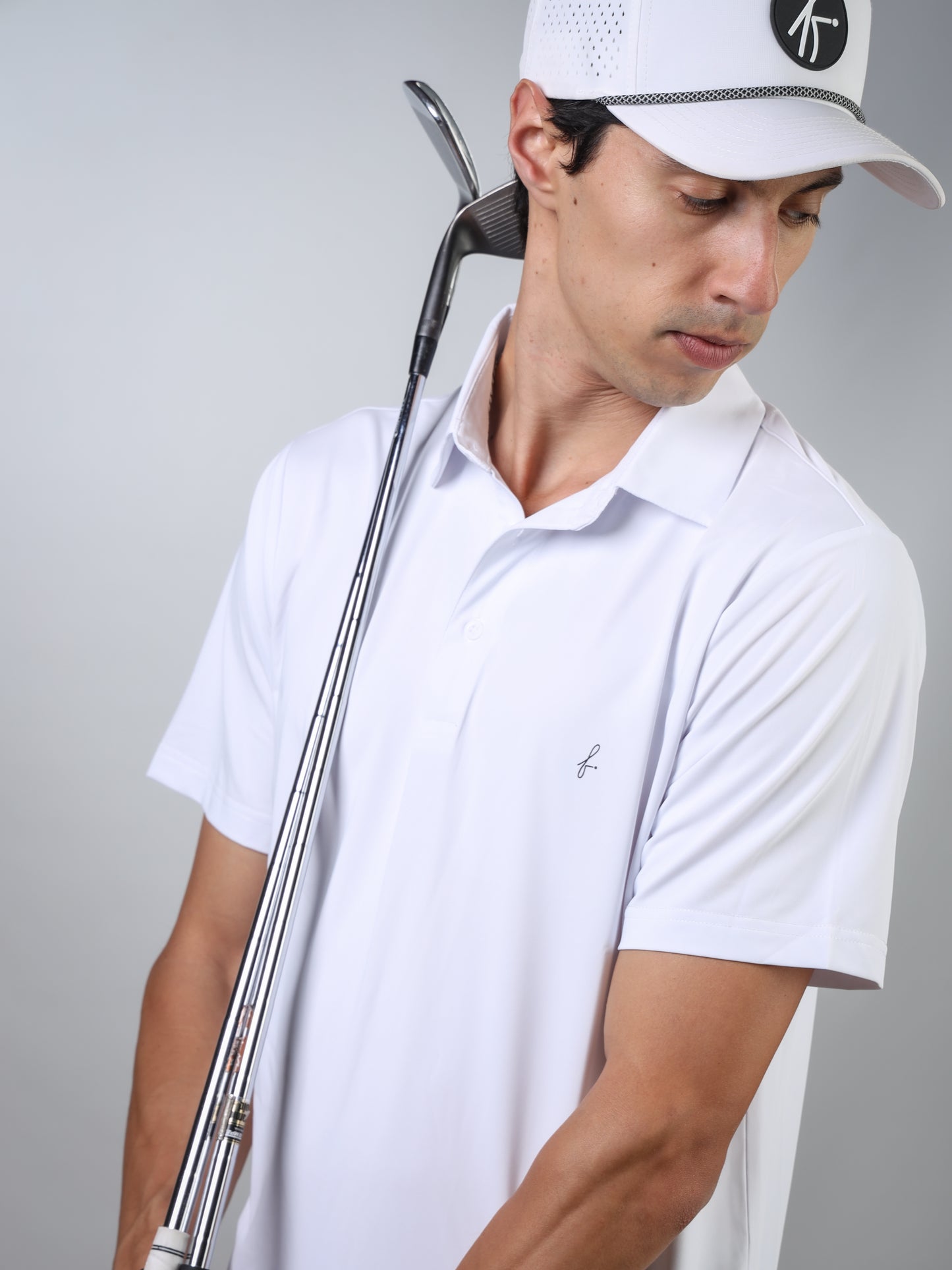 White Performance Polo