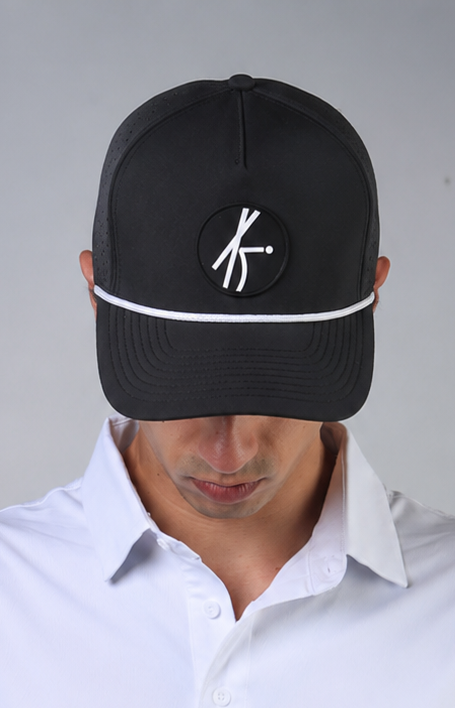 Rope hat - Black "F"